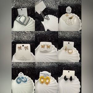New bundle Earrings Set ladies men women 9 pairs#206